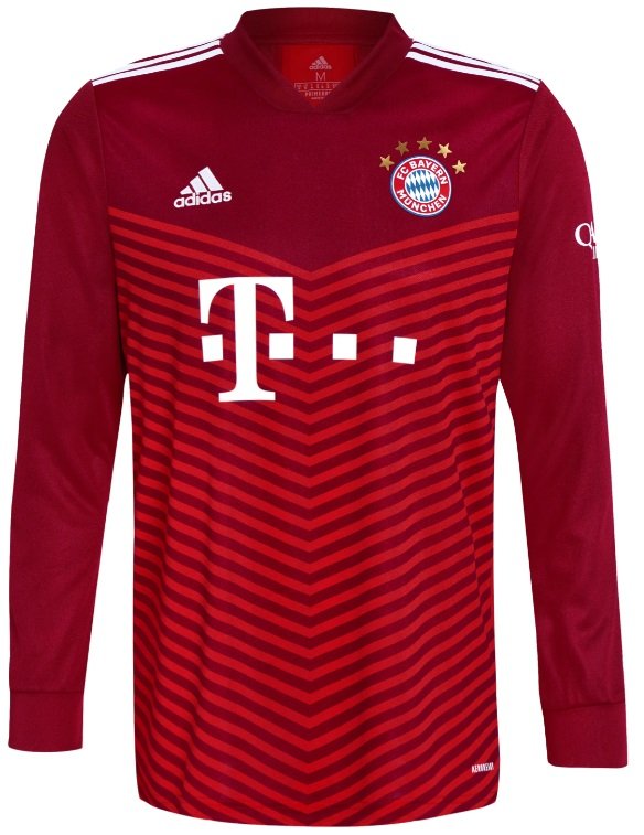 Camisa I Bayern de Munique 2021 2022 Adidas oficial manga comprida